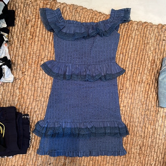 Tularosa mini dress in blue - Picture 4 of 5